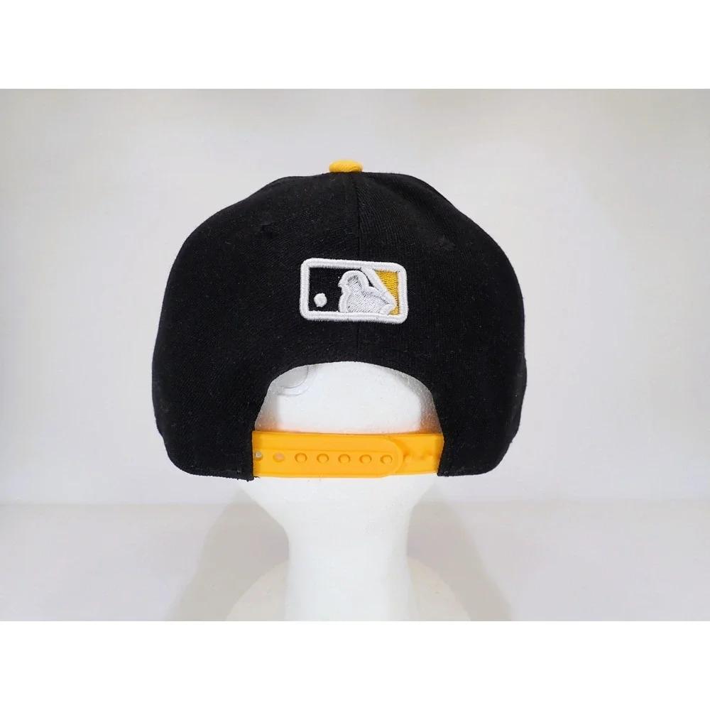 New‎ Era 9FIFTY Pittsburgh Pirates Snapback Hat Black Yellow Paint Drip MLB